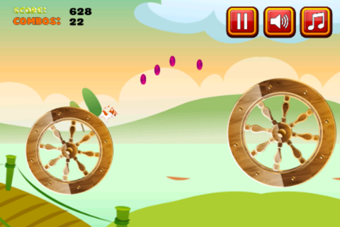 A Cute Kitten Jump Adventure Game: Blast Kitty from Cannon to Spinning Wheels screenshot 4