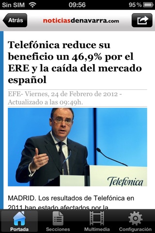 Noticias de Navarra, el periódico de todos los navarros screenshot 3