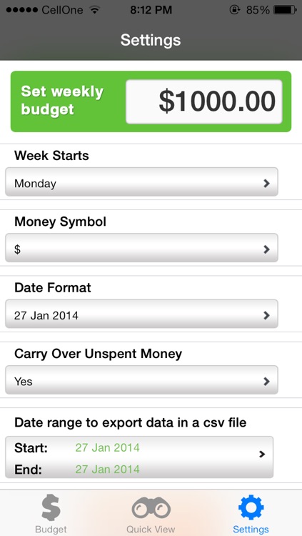 Weekly Budget Pro