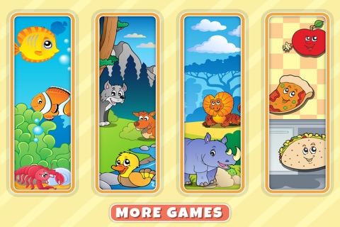 Animal and Food Mix & Match Puzzle for Kids and Toddlers screenshot 4