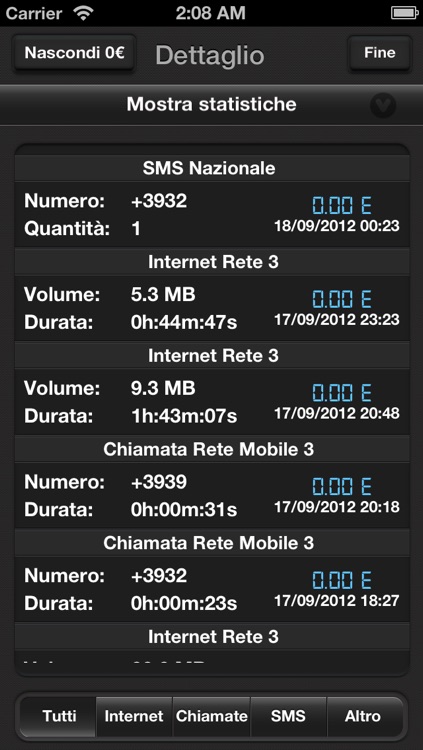 Credito per Tre - Soglie in WiFi e 3G screenshot-3