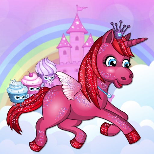 A Pretty Princess Unicorn Ninja Cupcake Clash FREE icon