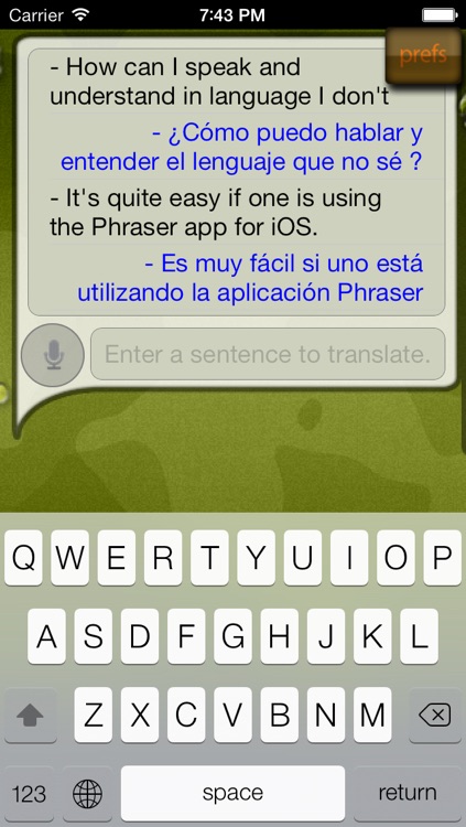 Phraser - phrase translator