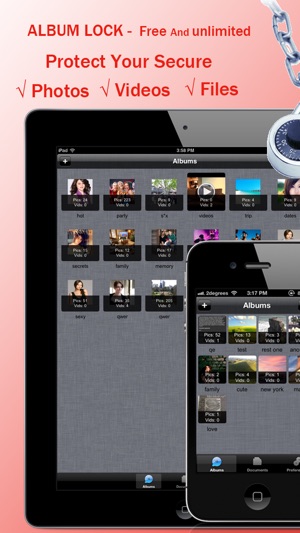 免費 相冊 鎖 終極 版- 隱藏 私密 照片 視頻 和 文檔 文件 在 安全 隱
