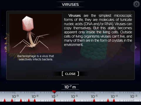 Science - Microcosmos 3D HD Free : Bacteria, viruses, atoms, molecules and particles screenshot 3