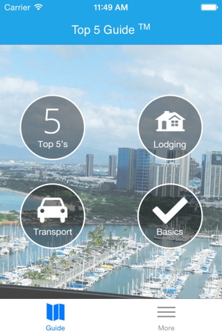 Top5 Oahu - Honolulu Free Travel Guide and Map screenshot 2