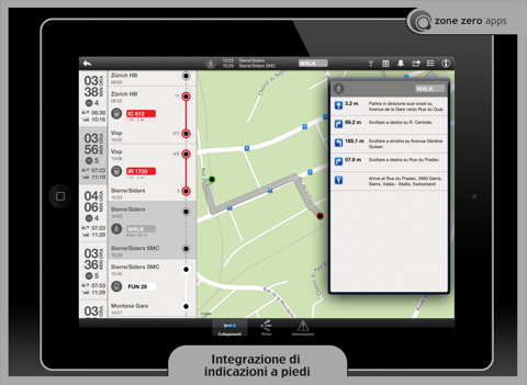 Swiss Transit Free (for iPad) screenshot 2