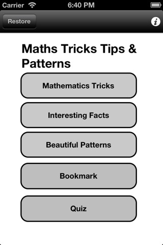 Maths Tricks Tips Patterns screenshot 3
