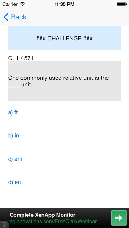 MCQ for Kaplan SG IMI screenshot-3