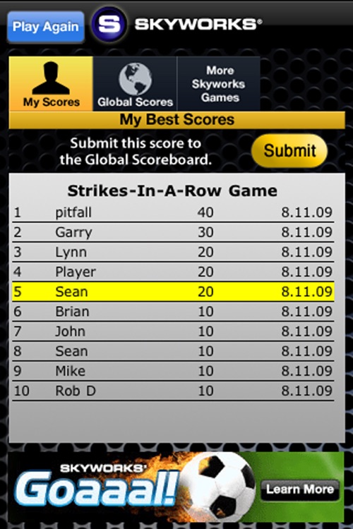 Ten Pin Championship Bowling® Free screenshot-4