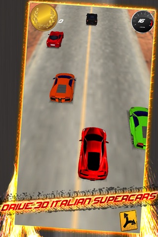 Red Speed Racer FREE - Most Wanted Street Car Chase screenshot 2