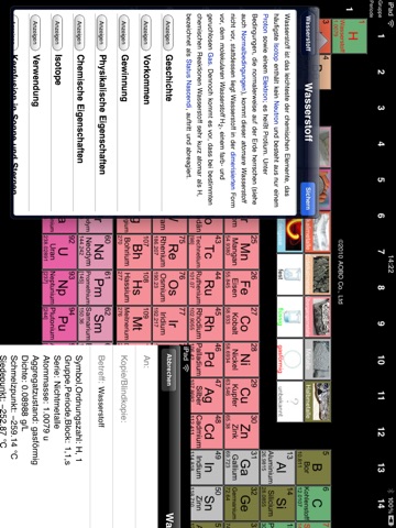 Smart Periodic table for iPad screenshot 3