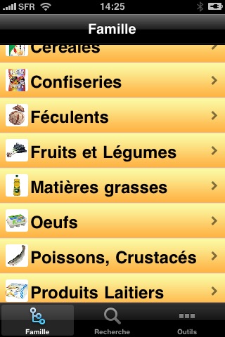 Table kcal screenshot 2