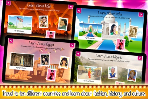 Dressing Up Missy International: beauty fashion show and princess party dress up doll games for girls screenshot 4