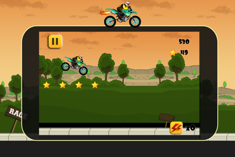 A Extreme Dirt Bike Race - Cool Racing Derby Free screenshot 3