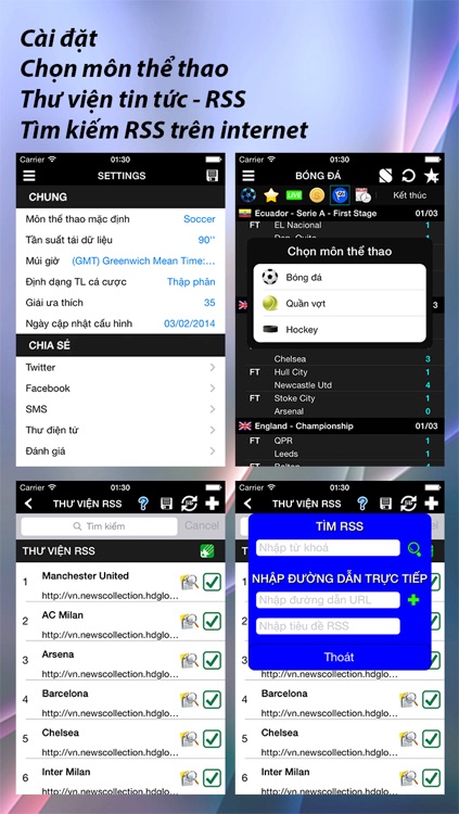 Livescore 360 - Football/soccer, Tennis, Hockey (Kết Quả Thể Thao) screenshot-4