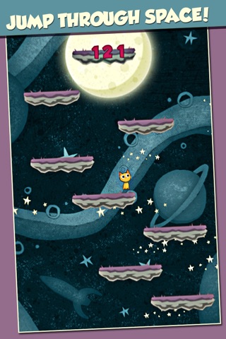 A Crazy Cat Jump Adventure: Kittens Lost In Space Free Game screenshot 2