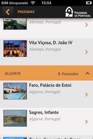 Pousadas de Portugal screenshot 2