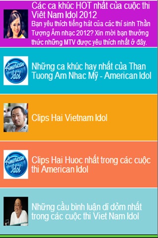 Than Tuong Am Nhac Vietnam Idol - Clip Hay Vui Chon Loc screenshot 2
