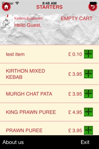 Kirthon Restaurant screenshot 4