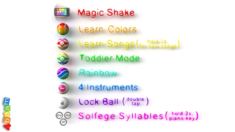 PianoBall - Fun With Learning - magic instrument for kids screenshot-4