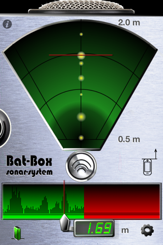 Distance Meter Bat Box sonar analyzer - range finder 2m screenshot 3