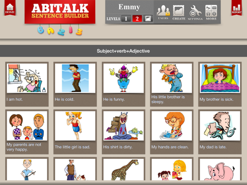 Sentence Builder App screenshot 2