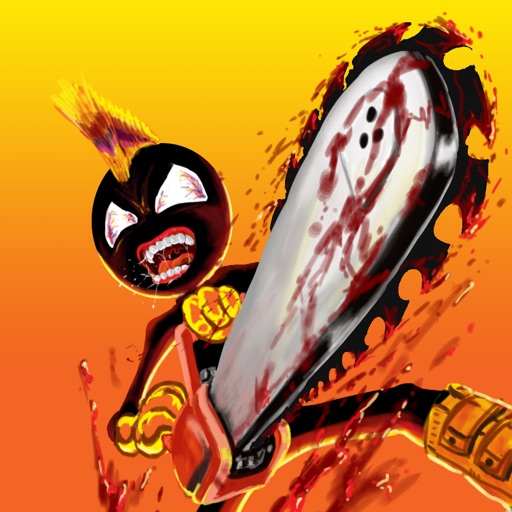 A Stickman Chainsaw Attack PRO - Full Blood & Guts Version icon