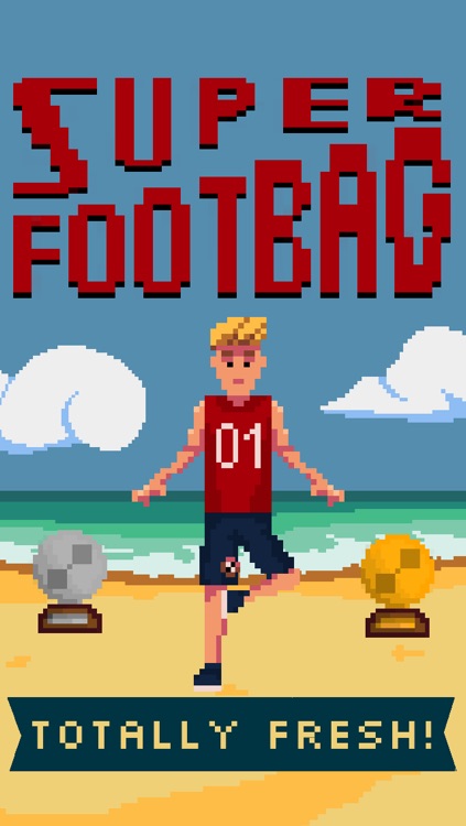 Super Footbag - World Champion 8 Bit Hacky Ball Juggling Sports Game