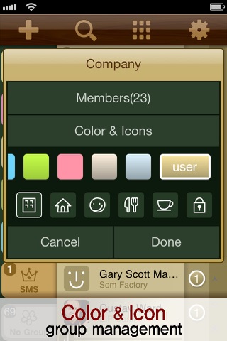 PowerContact (Contacts Group Management with Color & Icons) screenshot 4