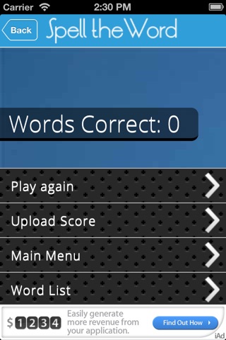 Spell the Word Beginner edition screenshot 3