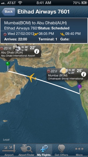 Abu Dhabi Airport - Flight Tracker AUH E