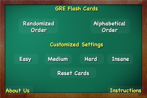 GRE Flash Cards - Verbal Wordlist screenshot 2