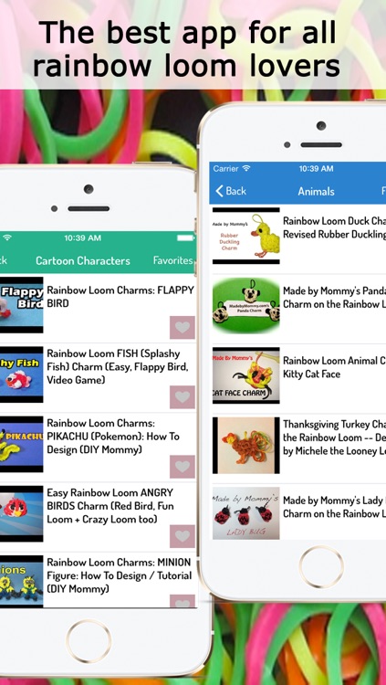 Rainbow Looms : Best Video guide for bracelets, necklace, flowers, cartoons, and many more