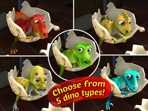 101 Dino Pets 3D FREE - Virtual Pet Dinosaur with Mini Games screenshot 4