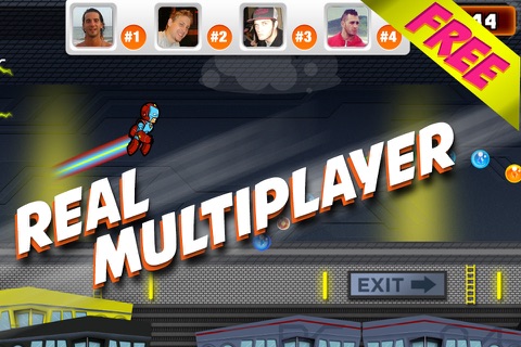 Awesome Iron & Steel Man - Real Multiplayer Subway Racing Bubble Pop Games screenshot 2