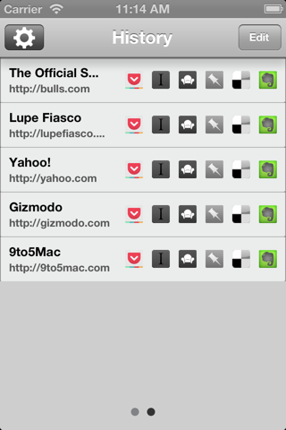 Clipped for iOS (Bookmark all your favorite links) screenshot 3
