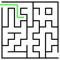 Solve randomly generated mazes