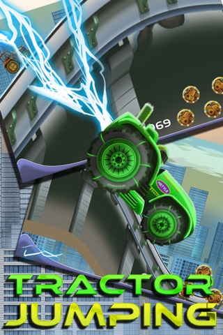 A Street Tractor Speed Race - Free City Run Racing Game screenshot 3