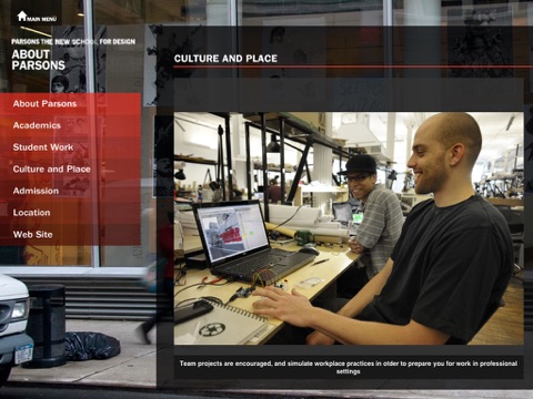 Parsons The New School for Design HD screenshot 2