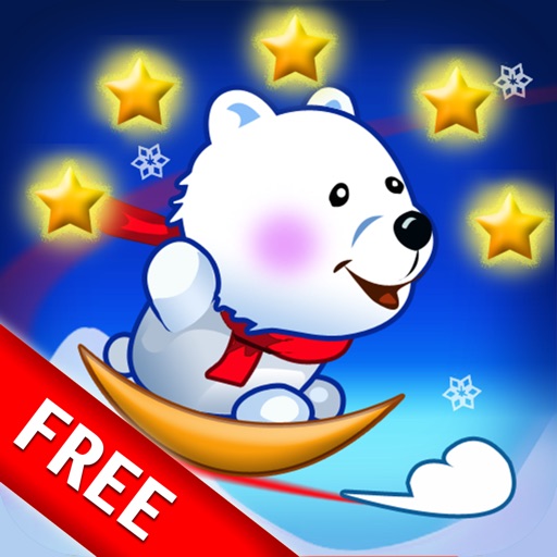 Snowman Bear Free - Slide the bear to the end