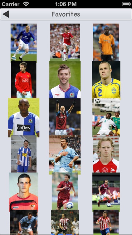 UEFA Football Players screenshot-4