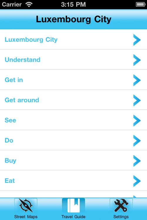 Luxembourg City Street Map Offline