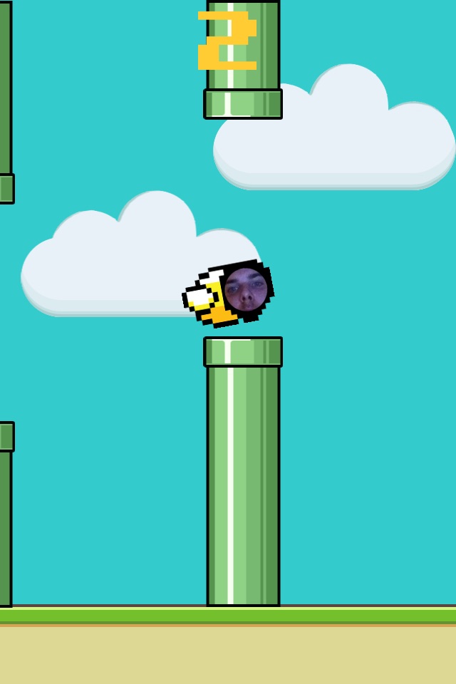 Flappy Friend - Flap Yourself - Become the Bird take a photo of your face ! screenshot 2