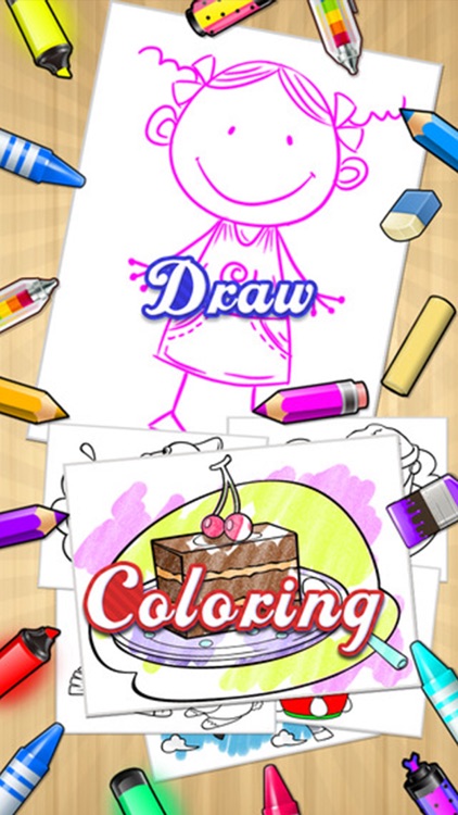 Kids Doodle Coloring Book HD - Color & Draw Kids games by George CL