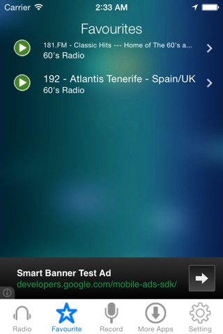 60s Music Radio Recorder screenshot 3