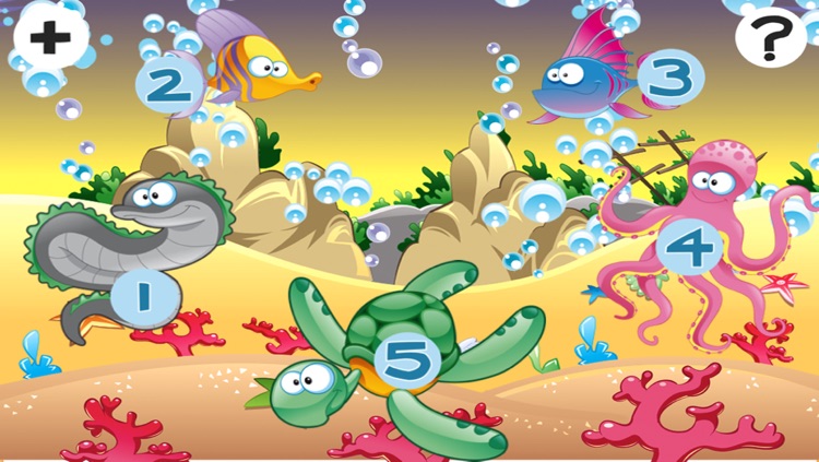 A Find the Shadow Game for Children: Learn and Play with Marine Animals screenshot-4