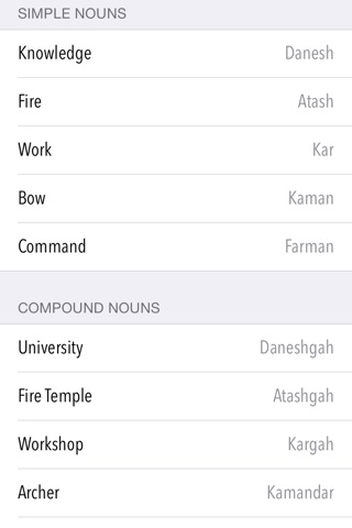 Learn Persian Grammar screenshot 2