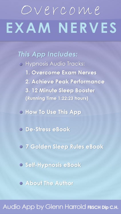 Overcome Exam Nerves by Glenn Harrold: Self-Hypnosis Relaxation for Exam Stress