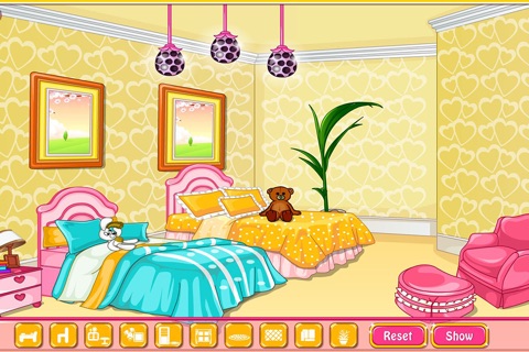 Girly room decoration game screenshot 2